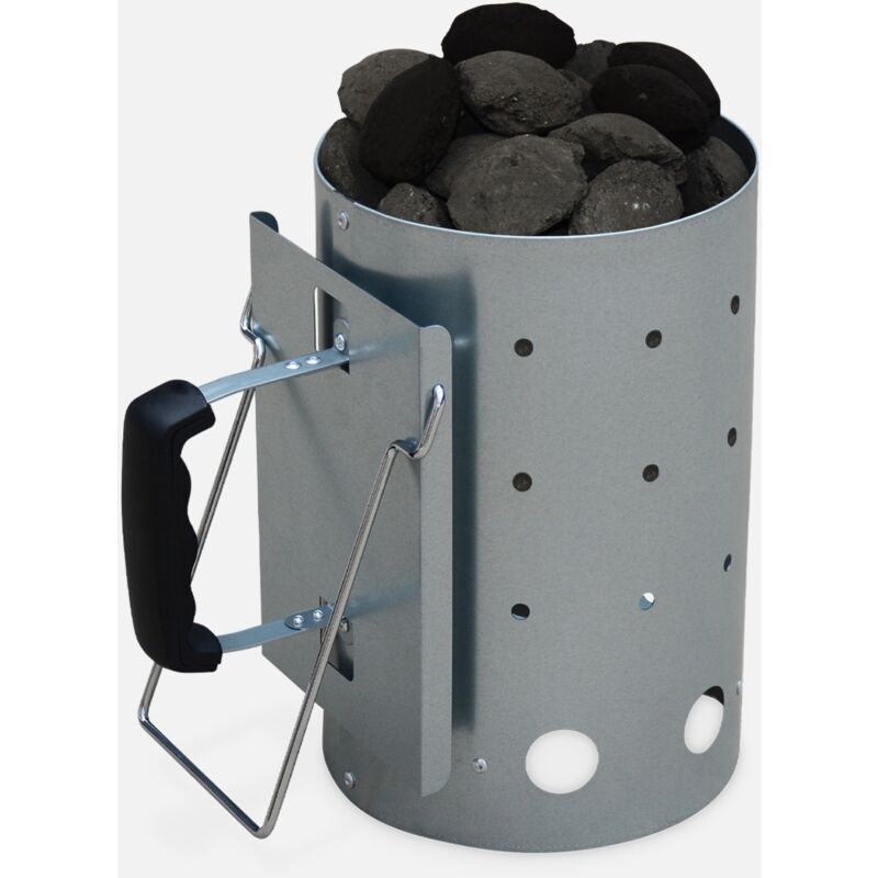 foto del prodotto sweeek camino di accensione xl per barbecue a carbonella, 30cm