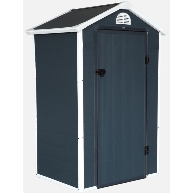 foto del prodotto sweeek casetta da giardino in plastica, struttura in alluminio, 1.39m 