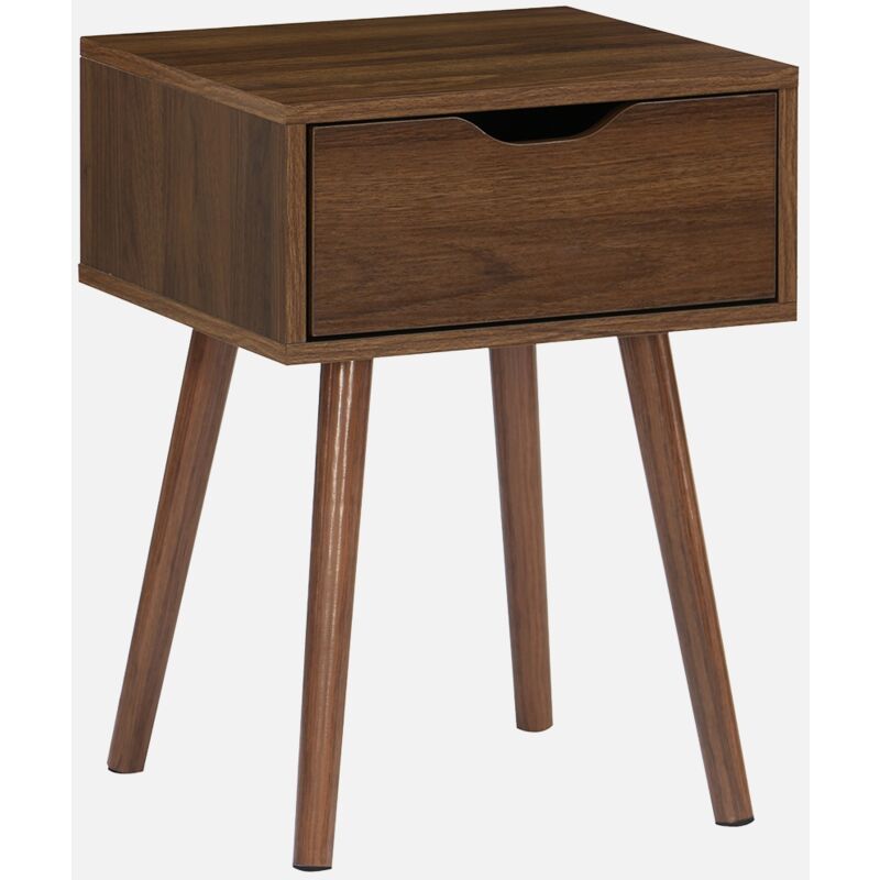 immagine 0 del prodotto sweeek comodino effetto legno 1 cassetto marrone