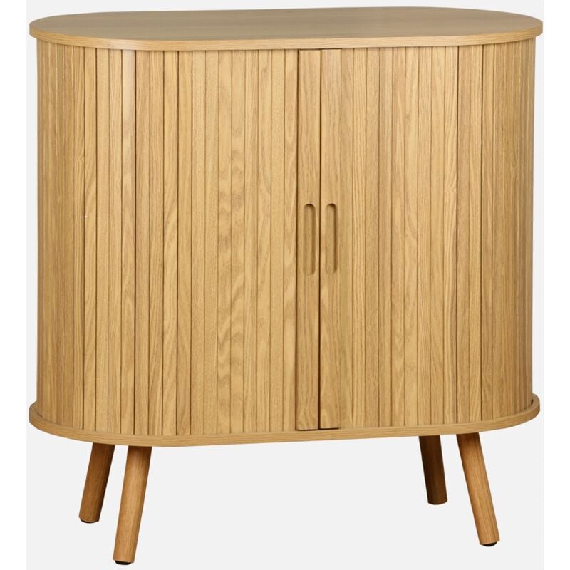foto del prodotto sweeek credenza con ante scorrevoli e ripiano