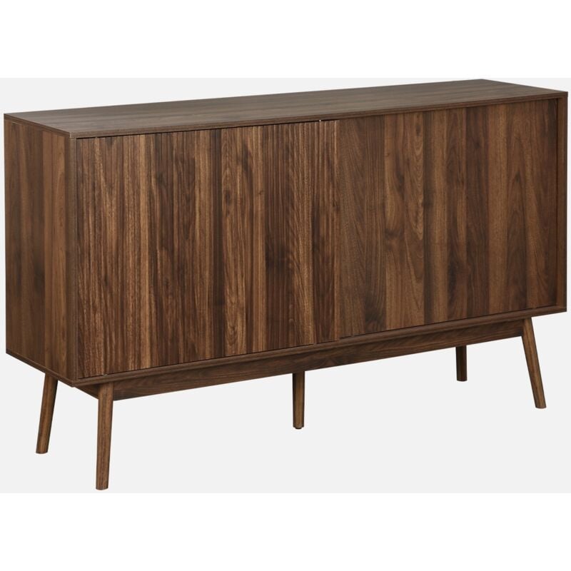 foto del prodotto sweeek credenza scandinava a 2 ante effetto legno, 150cm