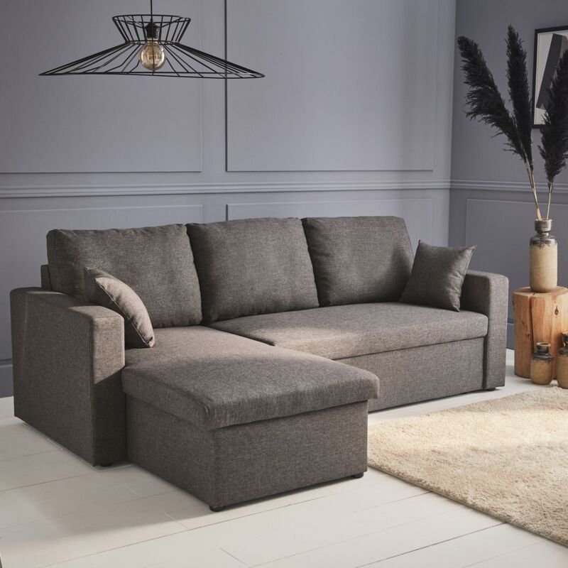 foto del prodotto sweeek divano letto angolare reversibile 3 posti con contenitore