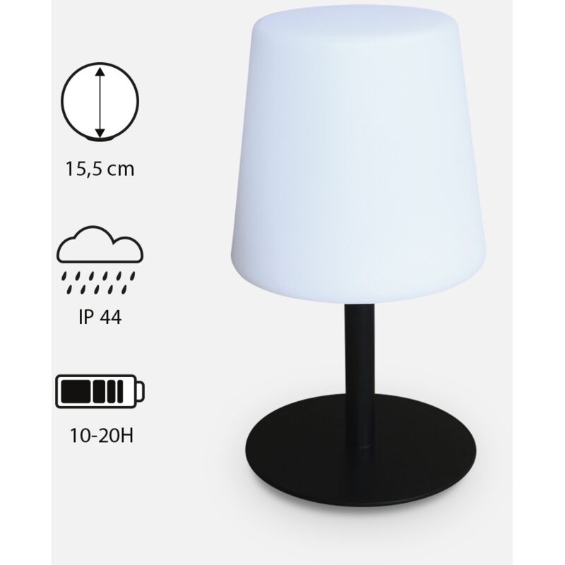 foto del prodotto sweeek lampada da tavolo a led per interni esterni 16cm