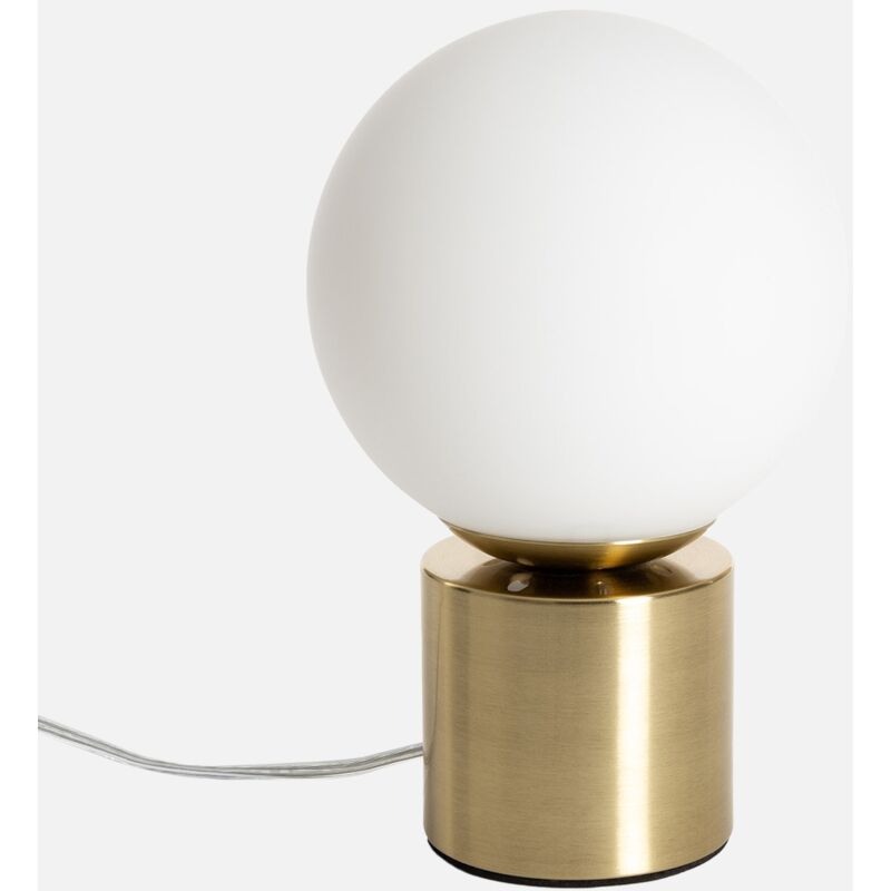 foto del prodotto sweeek lampada in metallo e vetro, 25cm