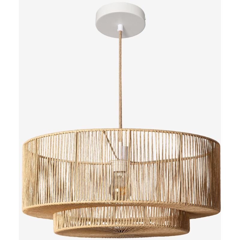 foto del prodotto sweeek lampada sospensione interna effetto rattan, 50cm