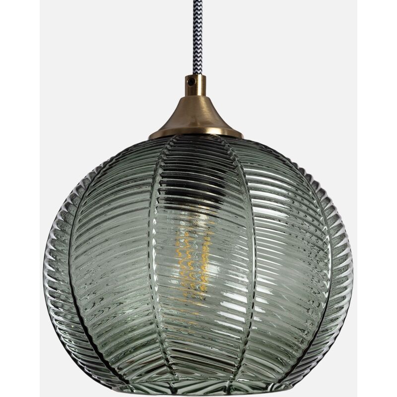 foto del prodotto sweeek lampade sospesa in metallo e vetro, 20cm