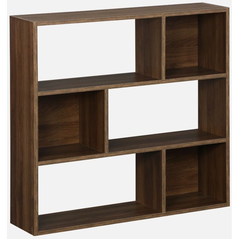 foto del prodotto sweeek libreria a 3 ripiani con 6 vani