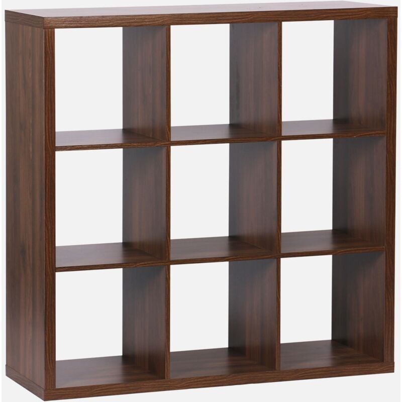 foto del prodotto sweeek libreria cubica a 3 livelli con 9 scomparti