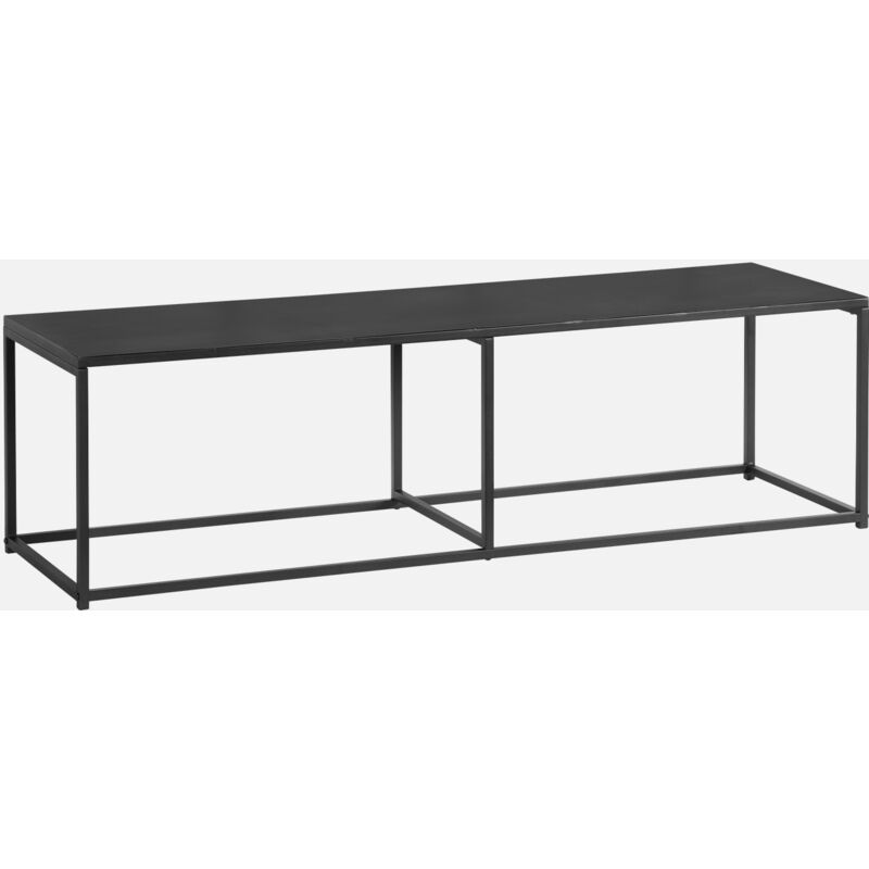 foto del prodotto sweeek mobile tv industriale in metallo con barra di rinforzo, 140cm