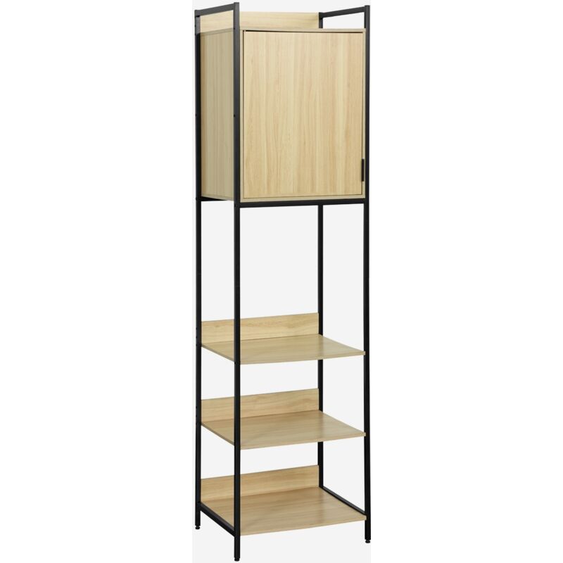 foto del prodotto sweeek modulo armadio con 5 ripiani e 1 anta
