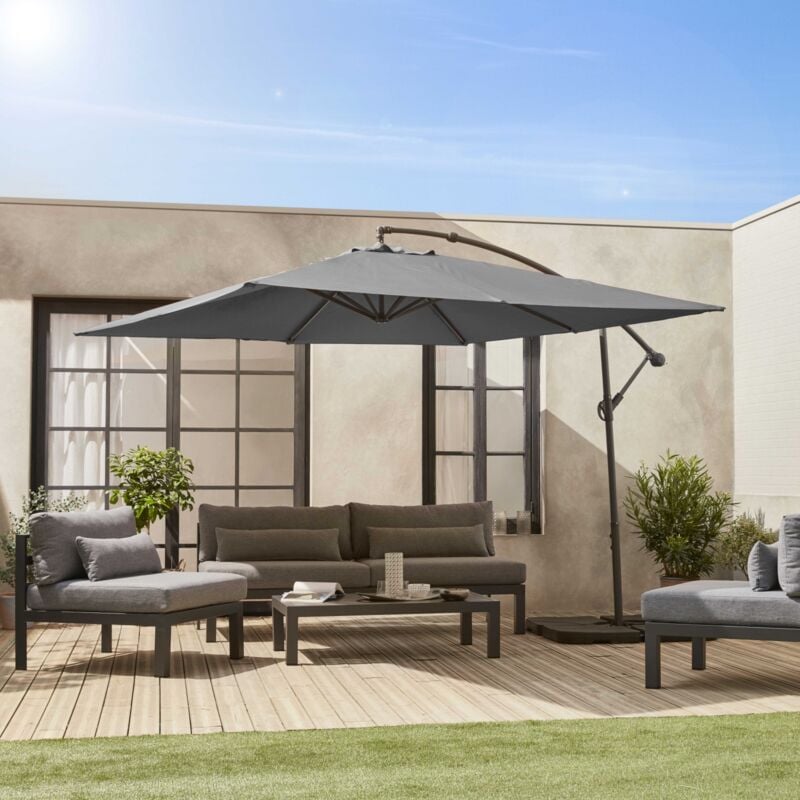 foto del prodotto sweeek ombrellone quadrato offset 3x3m