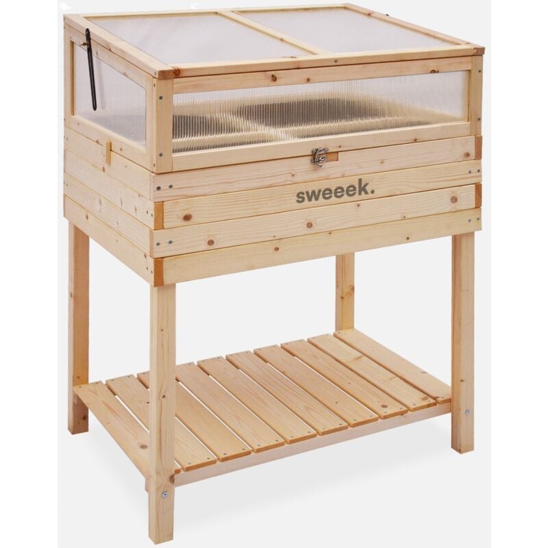 foto del prodotto sweeek orto rialzato in legno 80x60x109cm