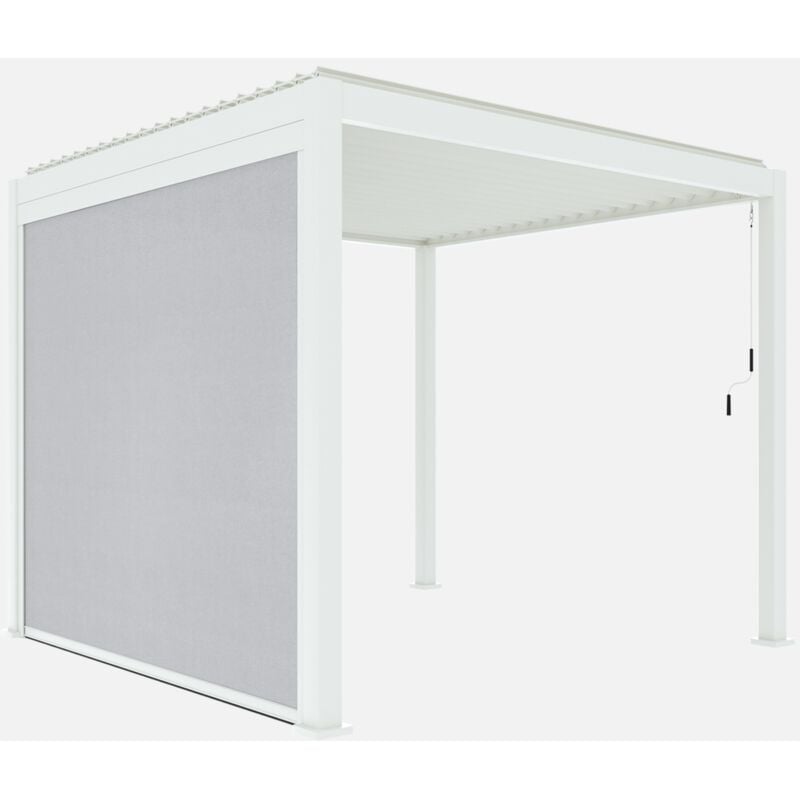 foto del prodotto sweeek pergola bioclimatica 3x3m in alluminio v2 tenda 3x3m