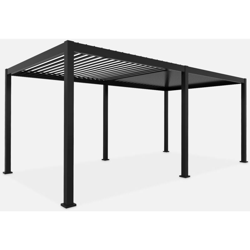 foto del prodotto sweeek pergola bioclimatica 3x6m in alluminio, lamelle orientabili