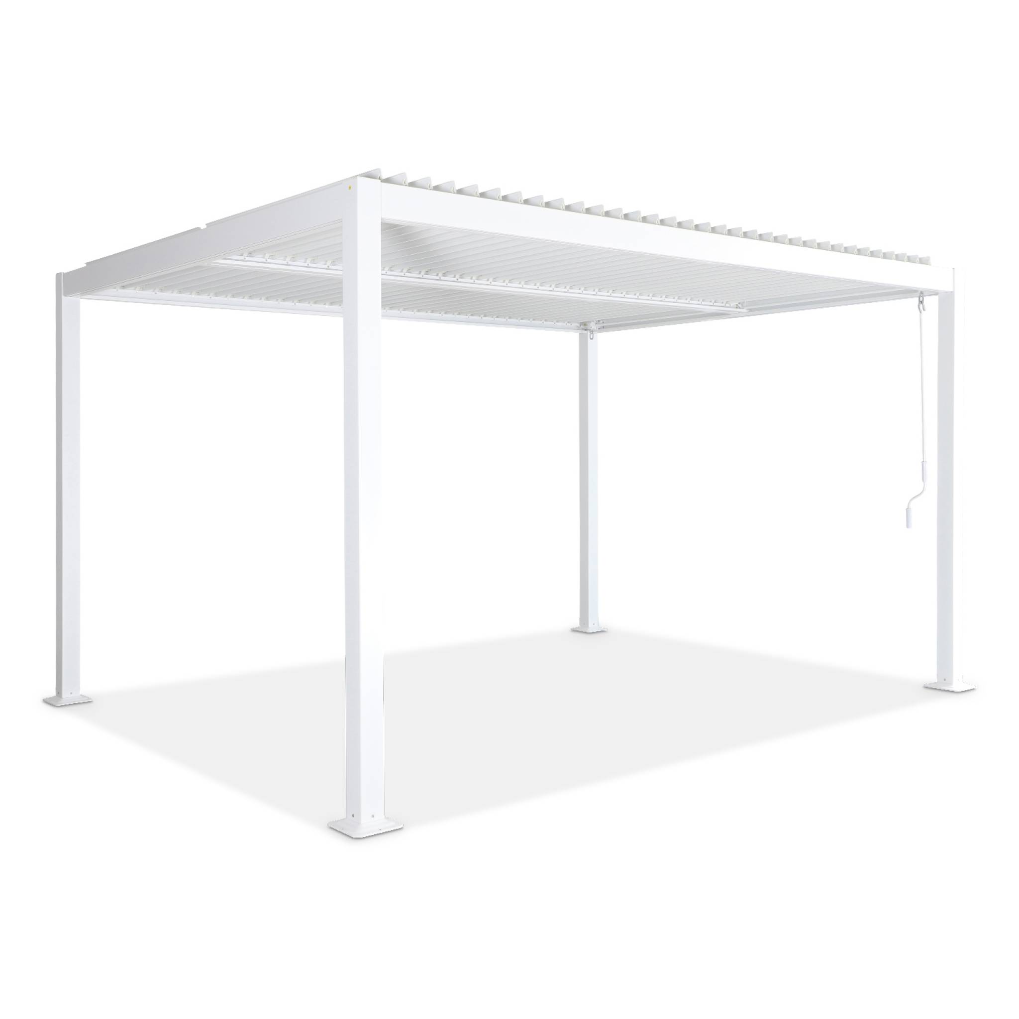 foto del prodotto sweeek pergola bioclimatica in alluminio e acciaio lame orientabili 4x3m palace
