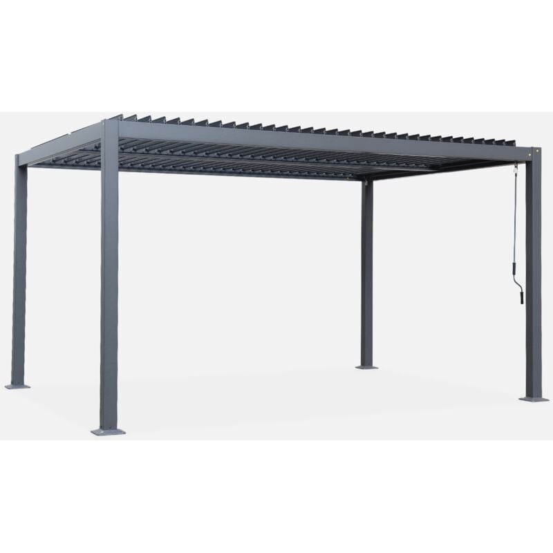 foto del prodotto sweeek pergola bioclimatica in alluminio e acciaio lame orientabili 4x3m palace