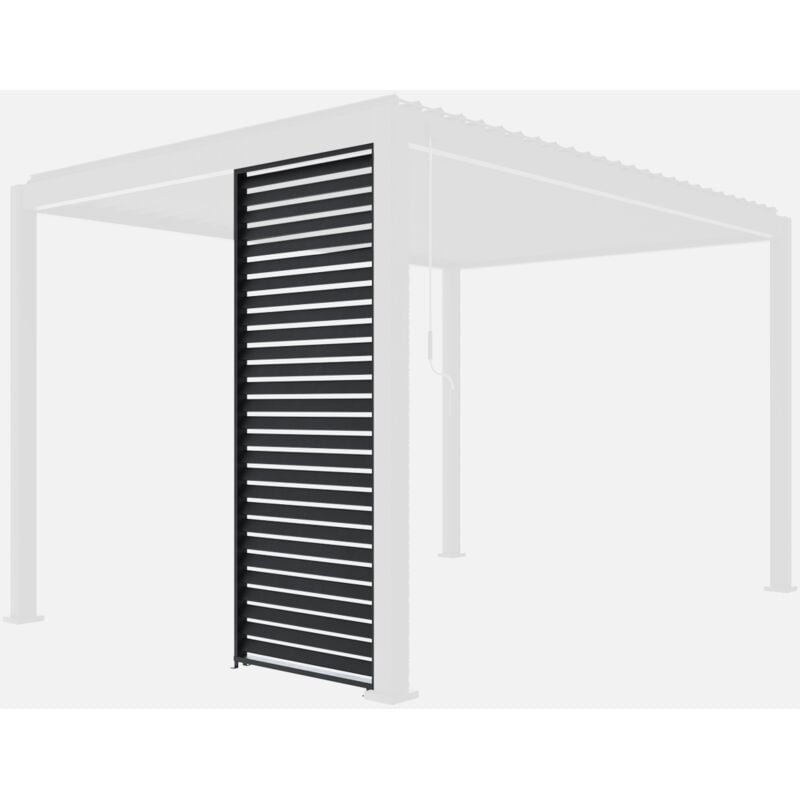 foto del prodotto sweeek persiana in alluminio da 100cm per pergola a lamelle triomphe