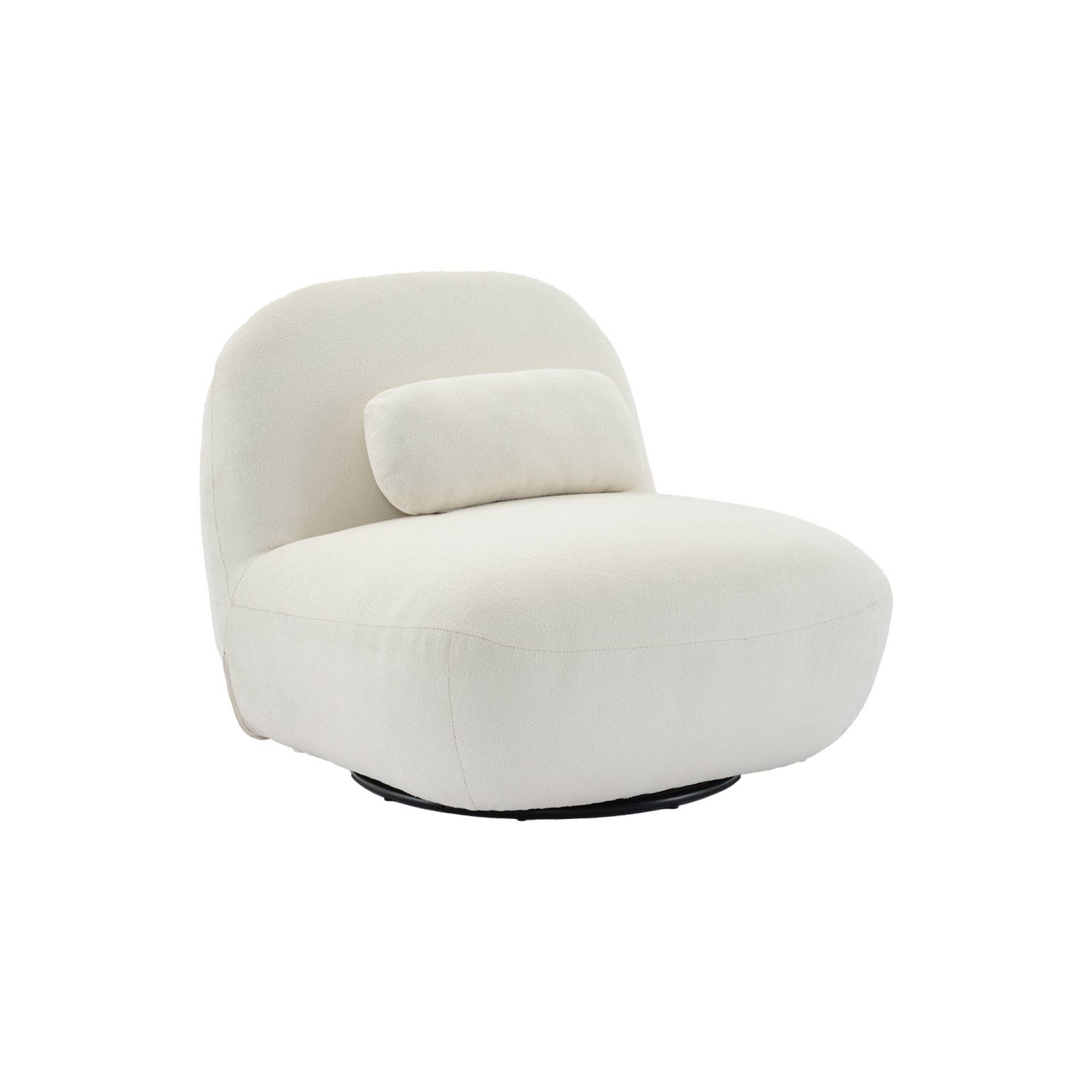 foto del prodotto sweeek poltrona girevole 360 boucl 