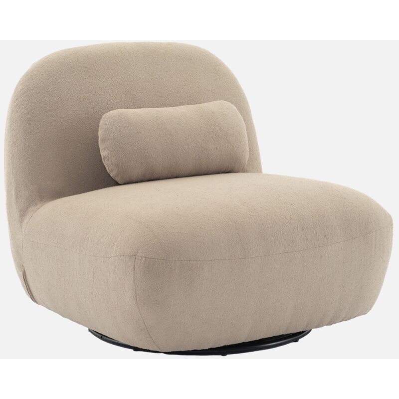 foto del prodotto sweeek poltrona girevole 360 boucl 