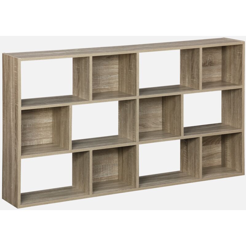 foto del prodotto sweeek scaffale con 3 ripiani e 12 scomparti