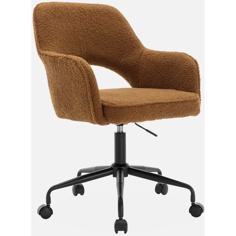 foto del prodotto sweeek sedia da ufficio boucl con rotelle