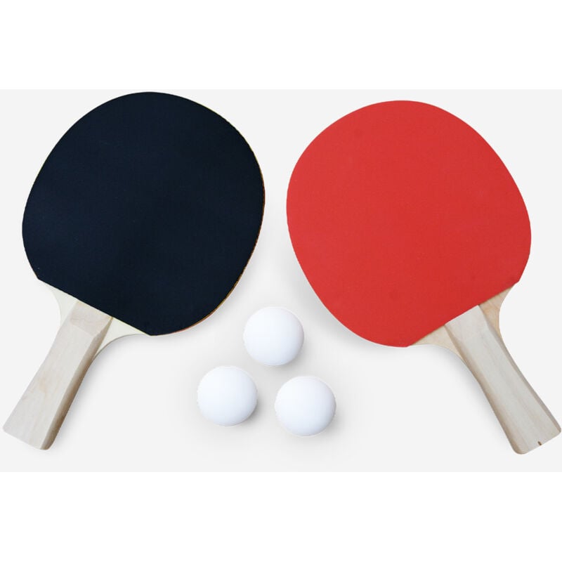 foto del prodotto sweeek set di 2 racchette e 3 palline per tavolo da ping pong