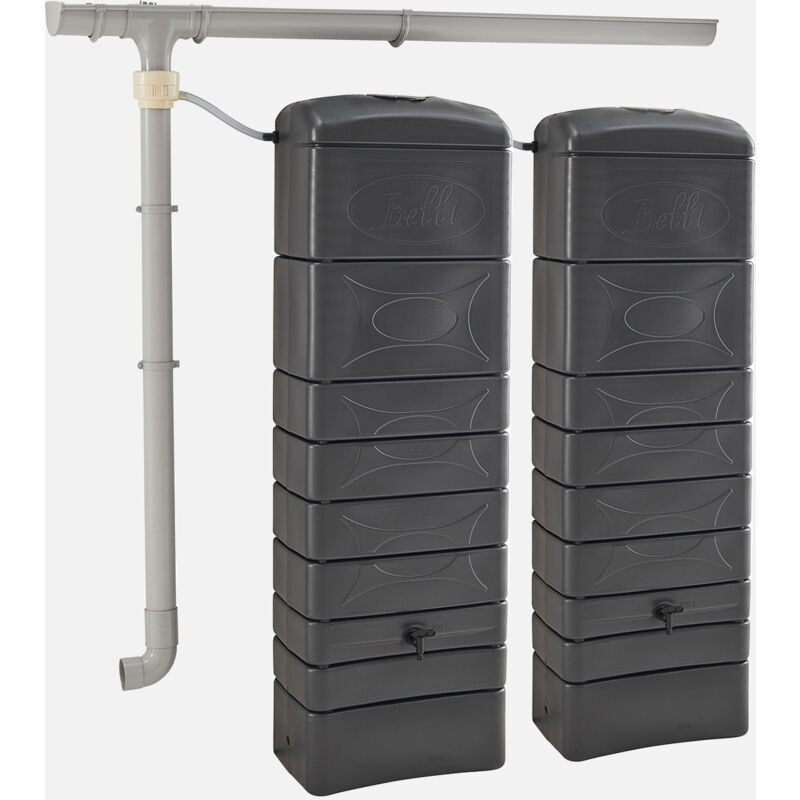 foto del prodotto sweeek set di 2 recuperatore d acqua a parete chastang, 300l