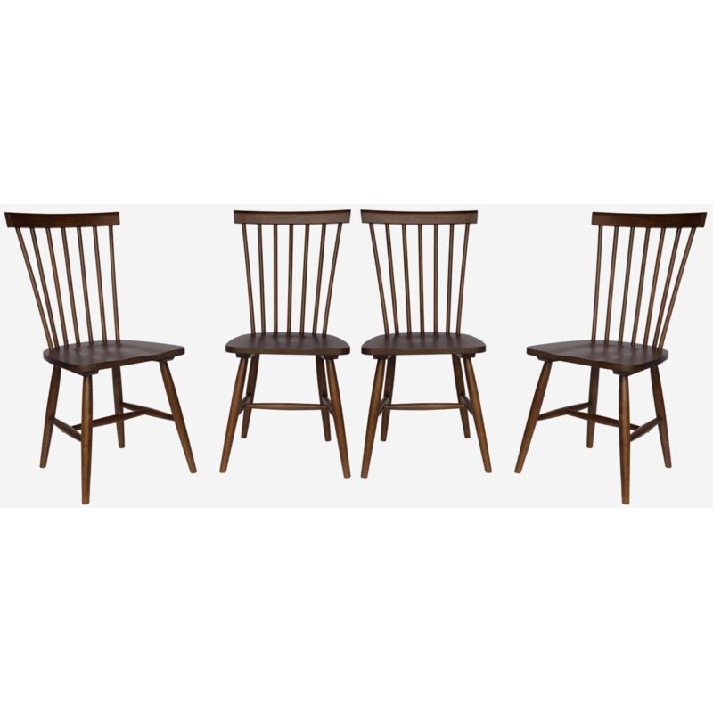 foto del prodotto sweeek set di 4 sedie in legno di hevea
