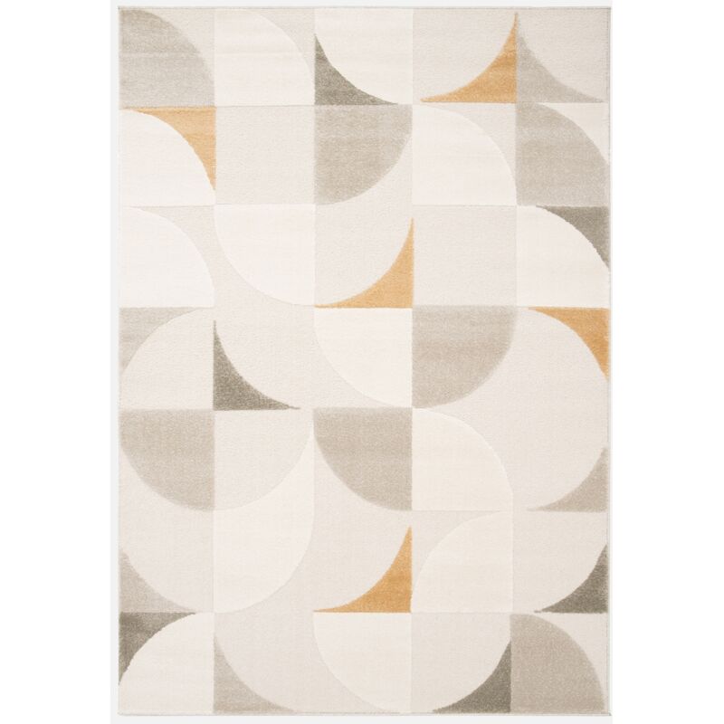 foto del prodotto sweeek tappeto interno con motivo retr color crema