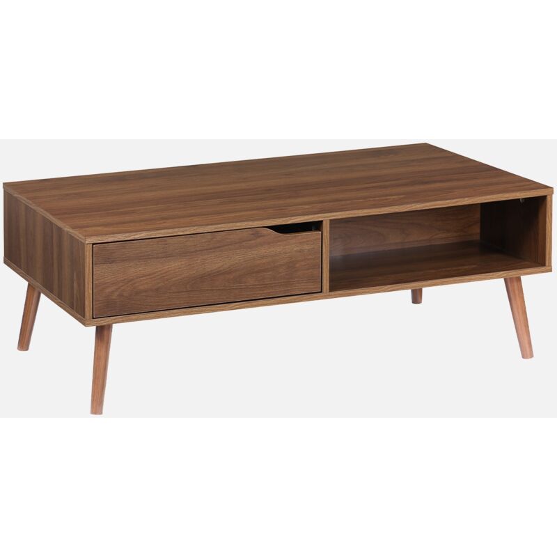 foto del prodotto sweeek tavolino vintage effetto legno