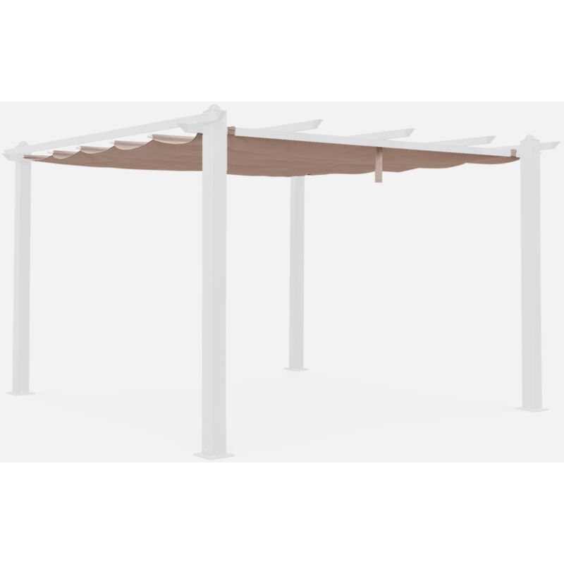 foto del prodotto sweeek telone per pergola condate in poliestere 3x4 m
