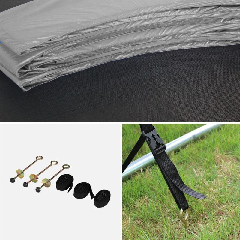 foto del prodotto sweeek trampolino 250cm con confezione di accessori