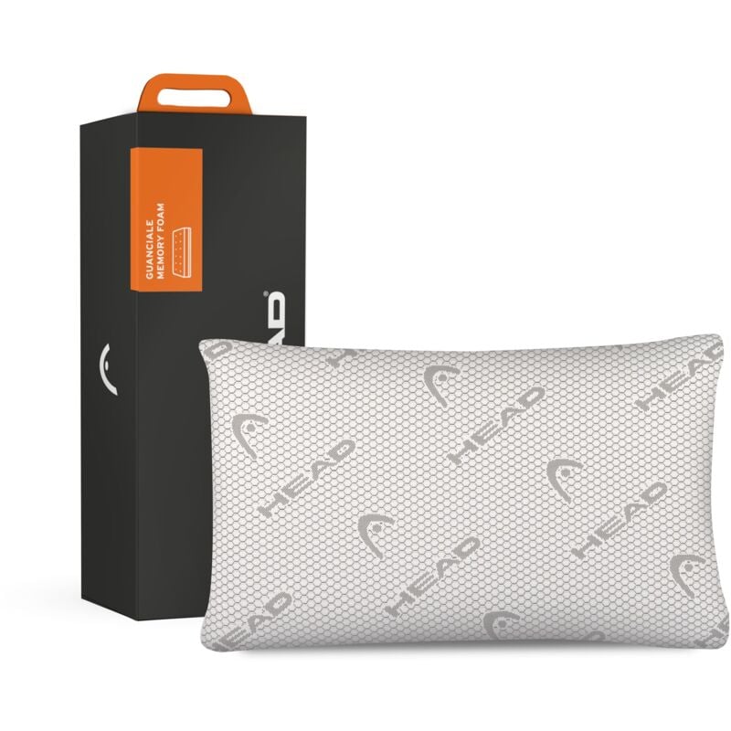 foto del prodotto sweet home head active rest cuscino memory foam traforato, cuscino cervicale per dormire ergonomico in grafene antistatico mantiene melatonina