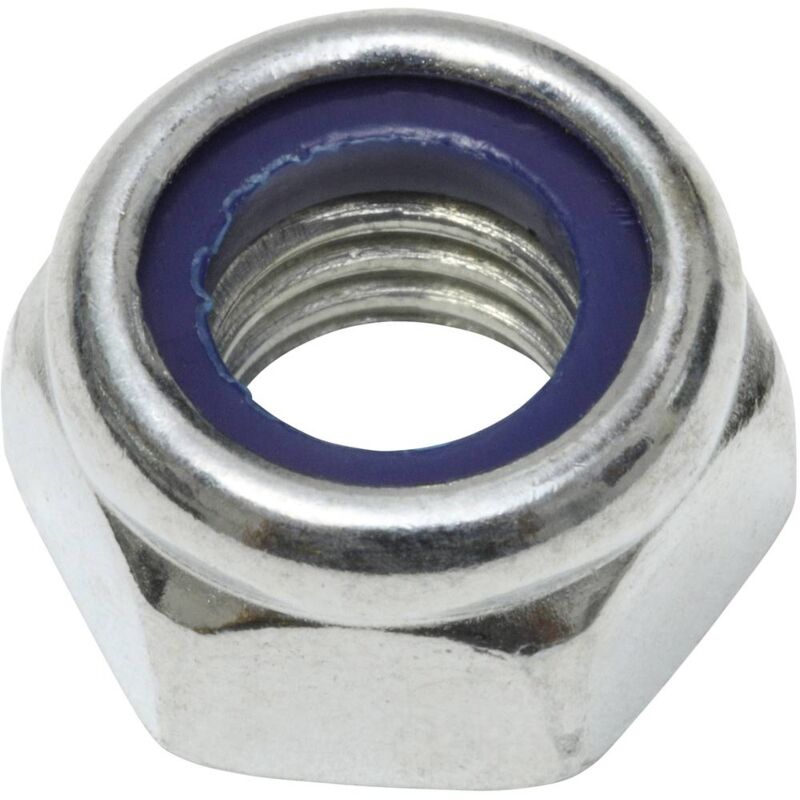 foto del prodotto swg 368 6 25 dadi autobloccanti m6 din 985 acciaio zincato 100 pz.