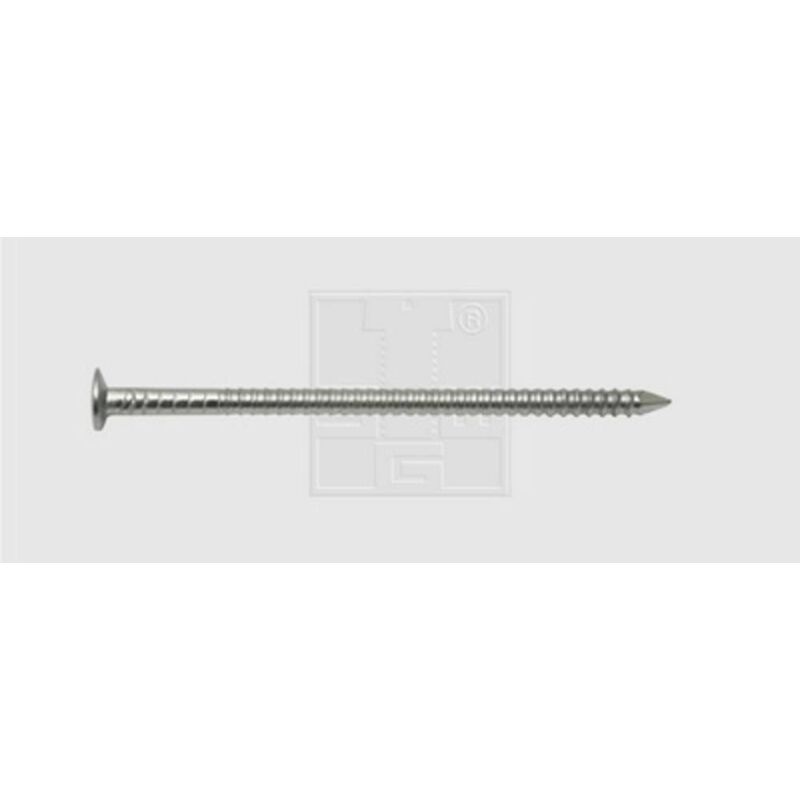 foto del prodotto swg chiodo a testa ovale scanalato x l 2.3 mm x 50 mm acciaio inox a2 1000 pz.
