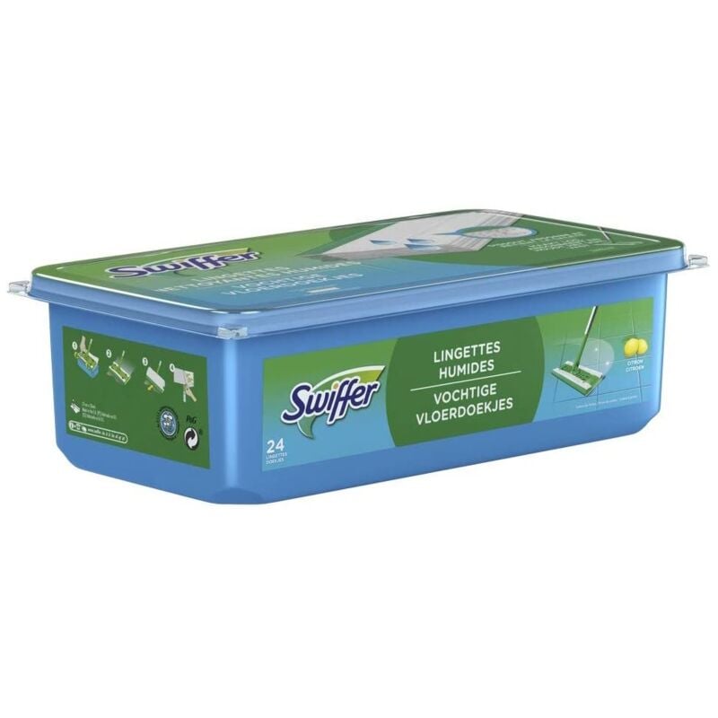 foto del prodotto swiffer kit wet 24 panni umidi profumati