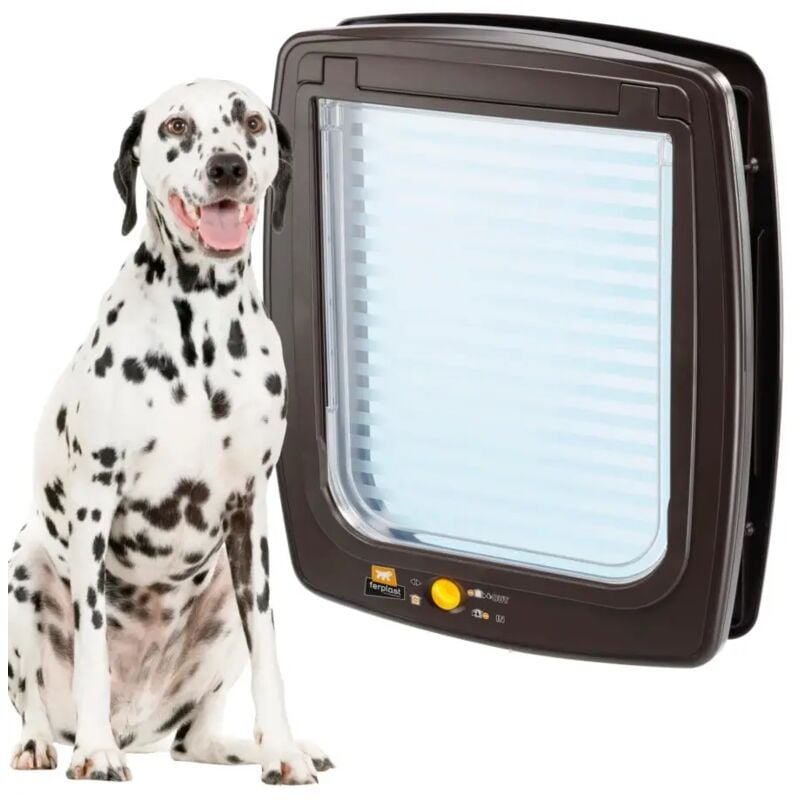 foto del prodotto swing 15 portina per cani grandi swing 15 con chiusura a 4 vie, indicatore di direzione elettronico e wind stopper. . variante misure 41.2 x 9.6 x