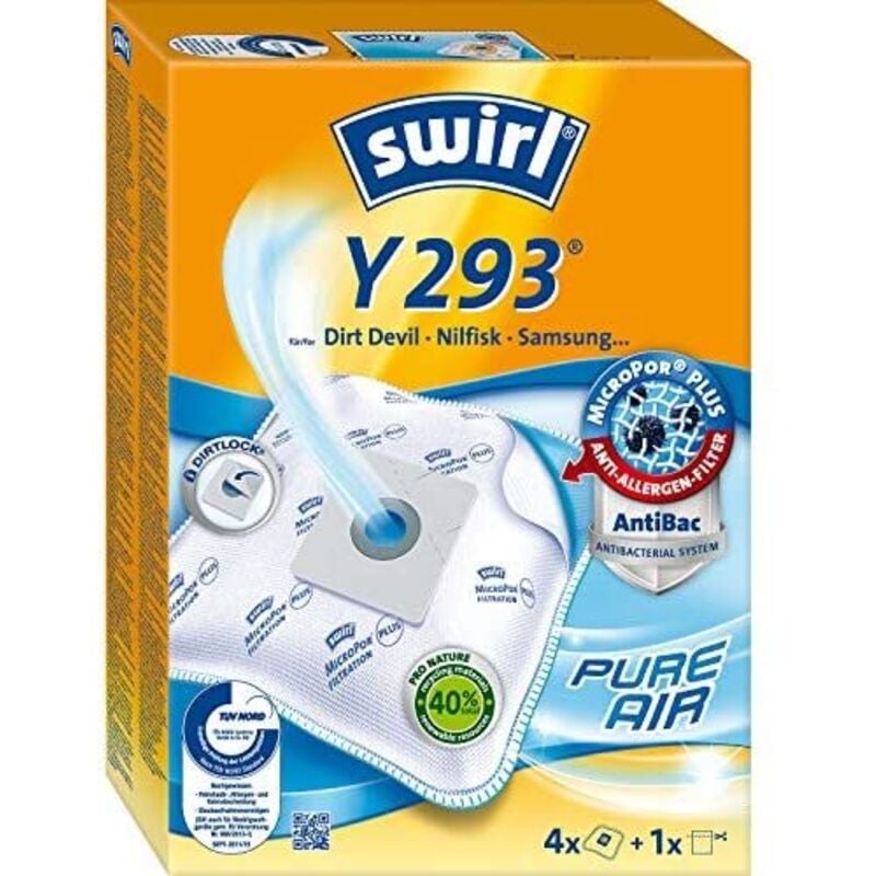 foto del prodotto swirl y 293 mp plus airspace sacchetti per aspirapolvere