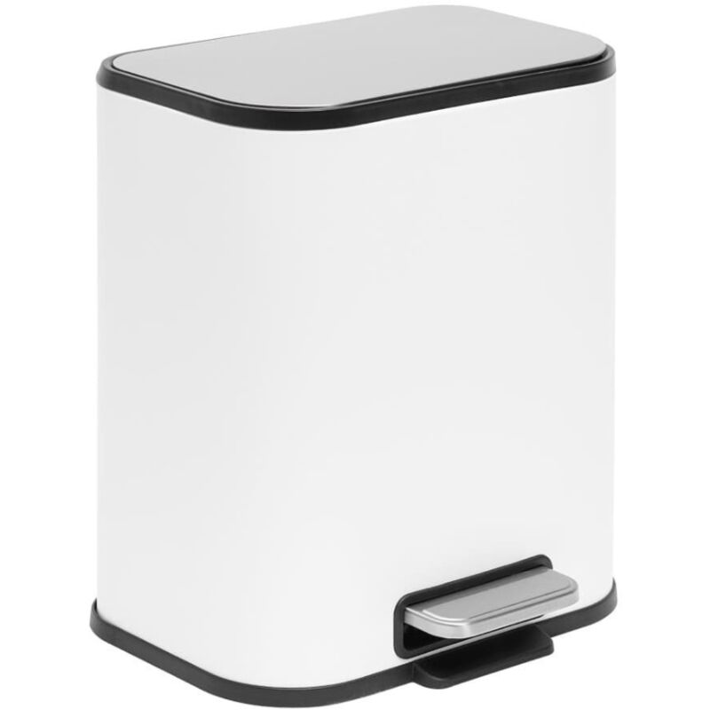 foto del prodotto swiss aqua technologies da siko pedal bin 5l 29,1 x 24 x 19,4cm, bianco satdkoso5b 