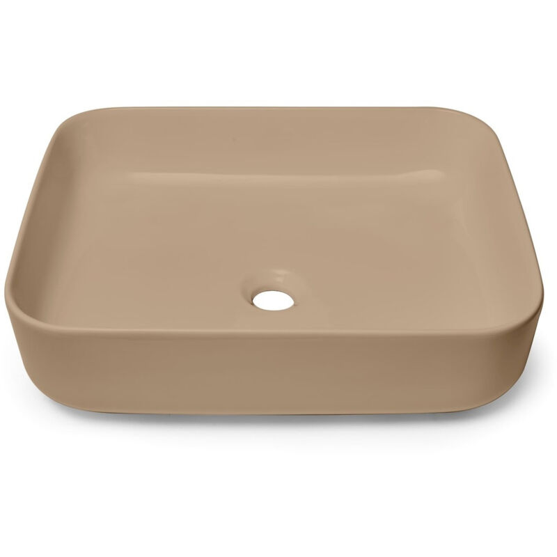 foto del prodotto swiss aqua technologies lavabo freestanding infinitio 50x39 cm scarico, marrone opaco satinf5039lbrm setbp 