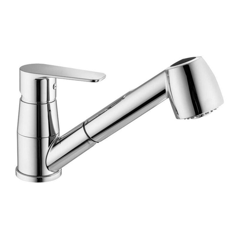 foto del prodotto swiss aqua technologies miscelatore di progetto con doccetta estraibile, cromo satbspro283 