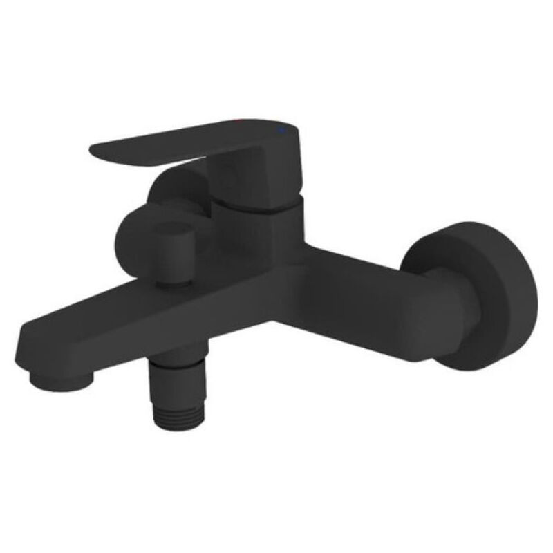 foto del prodotto swiss aqua technologies miscelatore per vasca feel, senza set doccia, 150 mm, nero opaco, satbsfeel222c 
