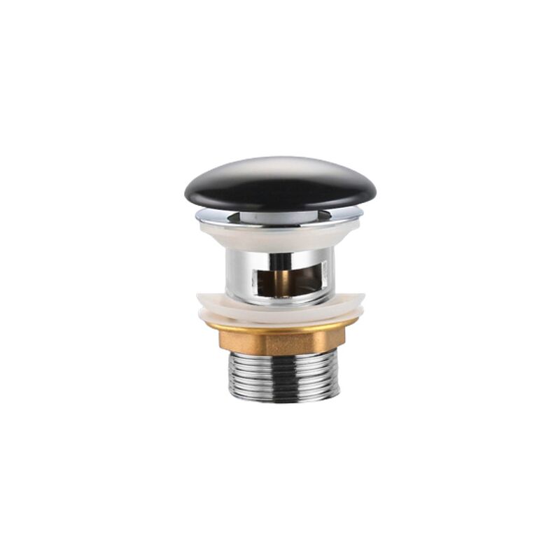 foto del prodotto swiss aqua technologies piletta a flusso libero infinitio da 5 4 senza troppopieno per lavabi e bacini, nero opaco pzatkabkm 