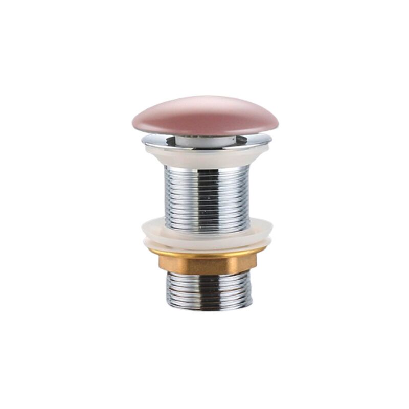foto del prodotto swiss aqua technologies scarico infinitio 5 4 a flusso libero senza troppopieno per lavabi e bacini, rosa opaco pzatkapm 