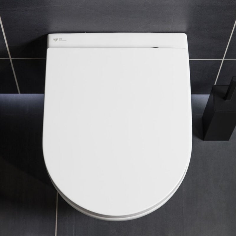 foto del prodotto swiss aqua technologies - sedile soft close per wc satrimless e satbre030rrexvp satbrep