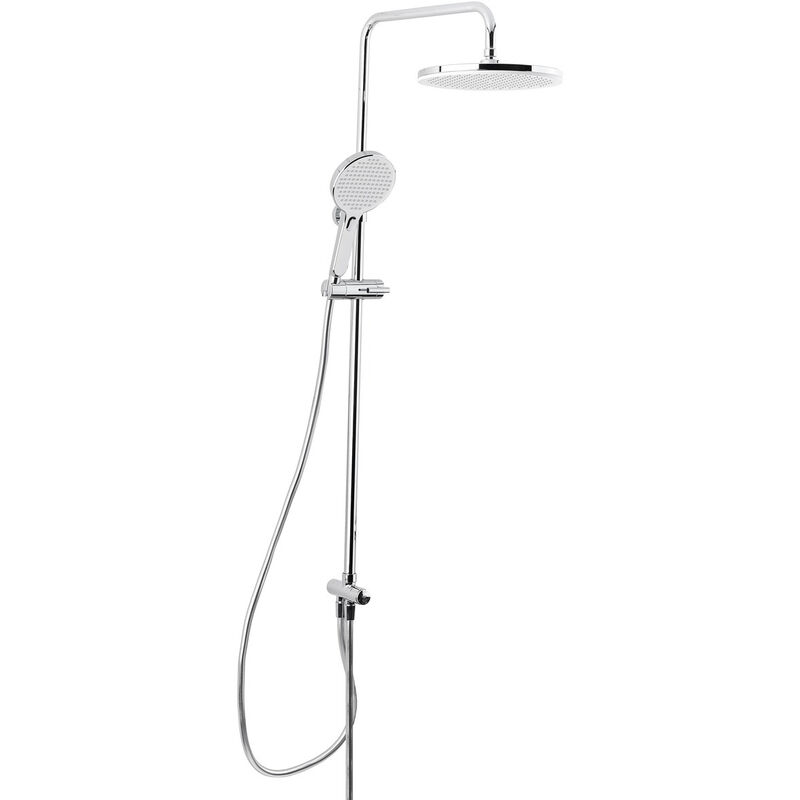 foto del prodotto swiss aqua technologies set doccia, doccetta a 3 getti, barra con cursore, soffione integrato xxl da 254 mm, satpipet cromato