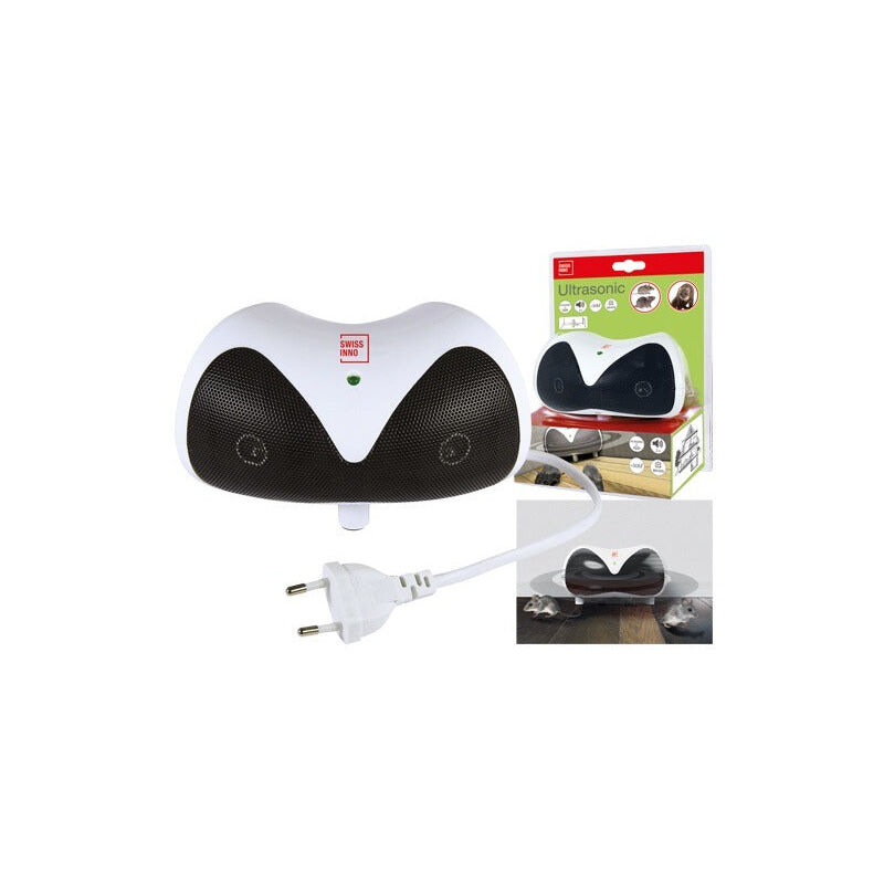 foto del prodotto swissinno scaccia allontana topi ratti ad ultra suoni a batteria o elettrico a batteria