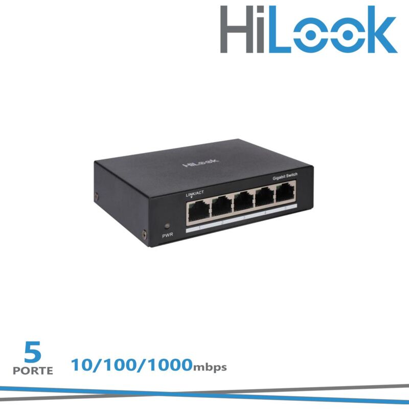 foto del prodotto switch 5 porte 10 100 1000mbps