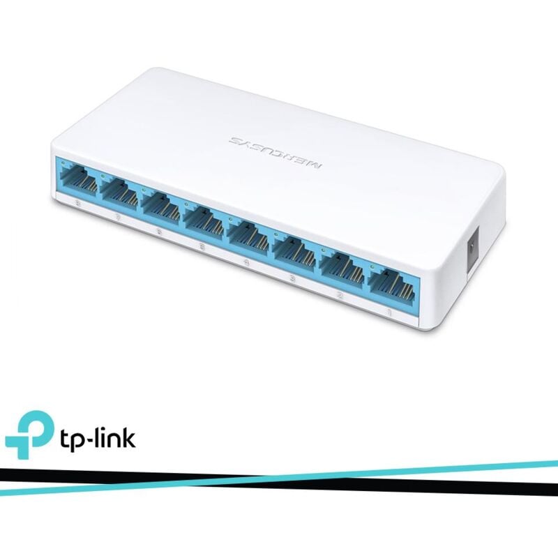foto del prodotto switch desktop 8 porte 10 100mbps