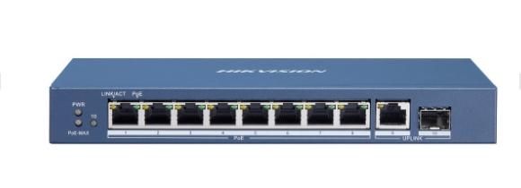 foto del prodotto switch gigabit porte 8 poe 10 100 1000